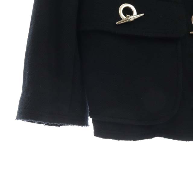 ダブルスタンダードクロージング ダブスタ DOUBLE STANDARD CLOTHING ノーカラージャケット 切りっぱなし カットオフ 黒 ブラック /AO ■OS レディース 割引クーポン有 ダブルスタンダードクロージング ノーカラージャケット 黒 ノーカラージャケット