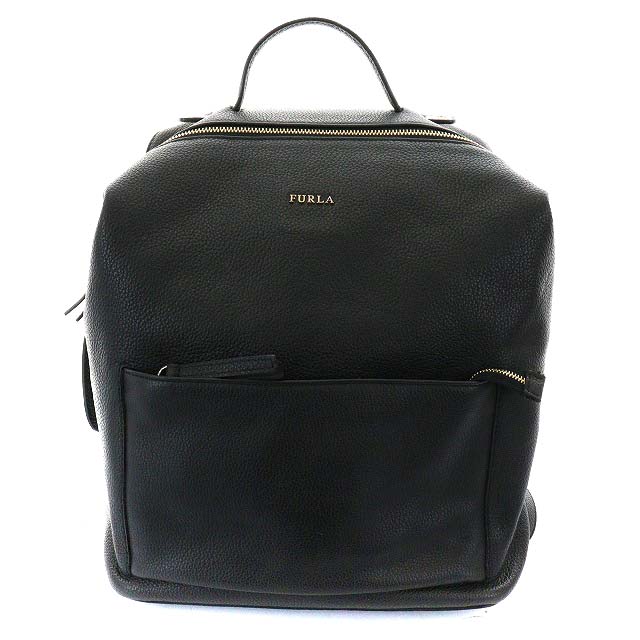 フルラ FURLA バックパック リュックサック レザー 牛革 ゴールド金具 