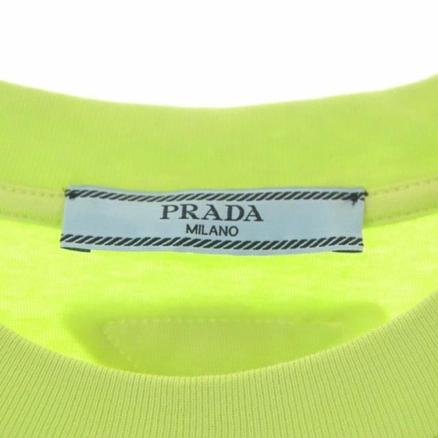 プラダ PRADA ジャージークルーネックTシャツ カットソー 半袖 無地 