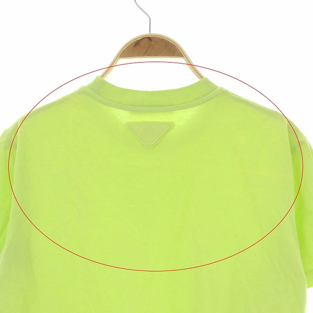 プラダ PRADA ジャージークルーネックTシャツ カットソー 半袖 無地 