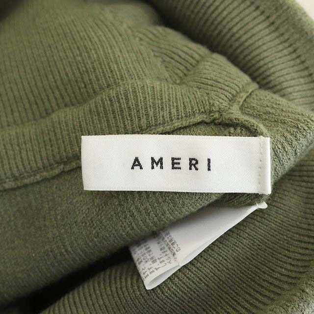 アメリヴィンテージ Ameri Vintage aw Short Leg Knit Pants ニットパンツ サルエル風 イージー S 緑 グリーン Cm Os レディース 170 ベクトルパーク