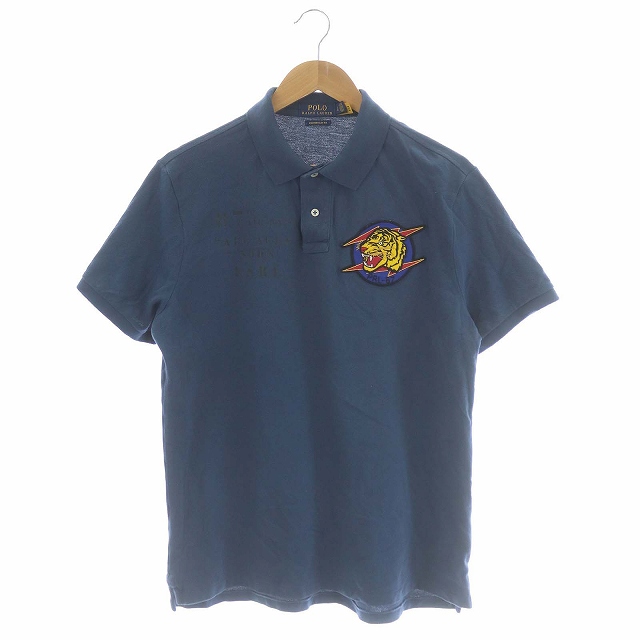 ポロ ラルフローレン POLO RALPH LAUREN ポロシャツ トラ刺繍 ワッペン 