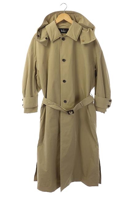 ザ リラクス The Reracs フード付コート トステンカラーコート ロング F ベージュ Do Os メンズ 170 ベクトルパーク