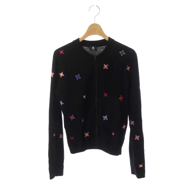 ポールスミス PAUL SMITH PS 刺繍 ジップアップ カーディガン ニット 