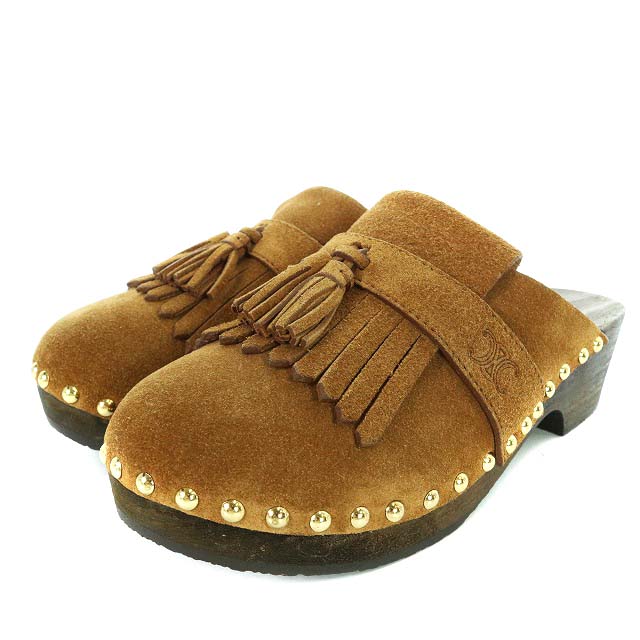 セリーヌ CELINE レ ボワ クロッグ カーフスキン LES BOIS Clog in 