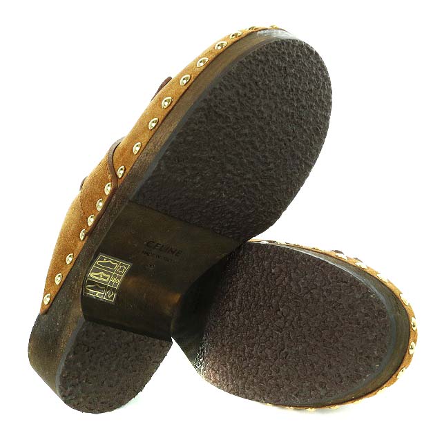 セリーヌ CELINE レ ボワ クロッグ カーフスキン LES BOIS Clog in 