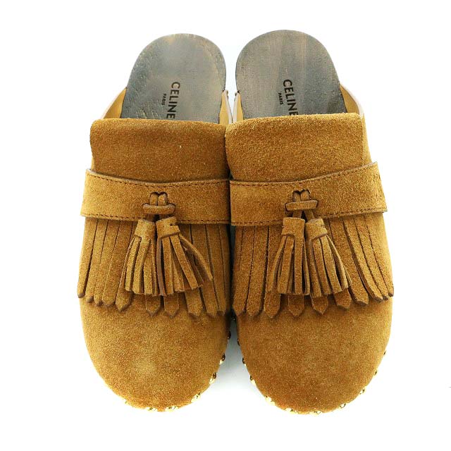 セリーヌ CELINE レ ボワ クロッグ カーフスキン LES BOIS Clog in 