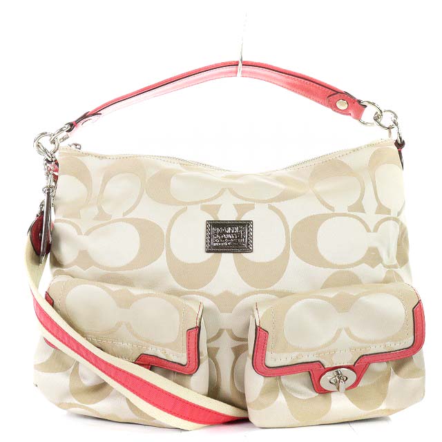 コーチ COACH ポピー シグネチャー スイング ホーボー
