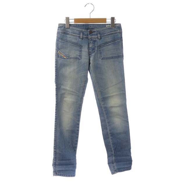ディーゼル DIESEL HUSHY スキニーデニムパンツ ジーンズ スタッズ W24 