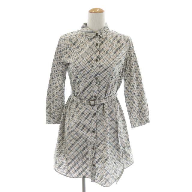 バーバリーブルーレーベル BURBERRY BLUE LABEL チェック 七分袖 