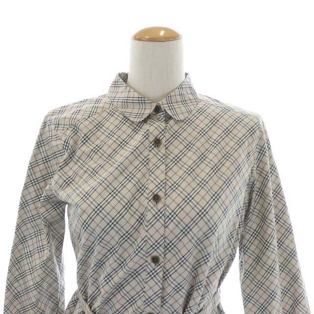 バーバリーブルーレーベル BURBERRY BLUE LABEL チェック 七分袖 