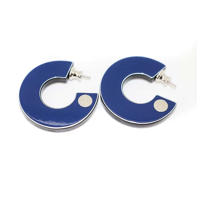 エルメス HERMES バッファローホーン ピアス リング型 アクセサリー 両 