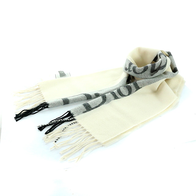 未使用品 クリスチャンディオール Christian Dior マフラー ウール  