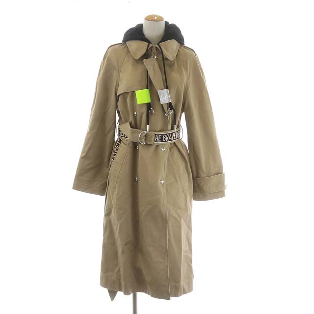 DIESEL フード付き ベージュ トレンチコート