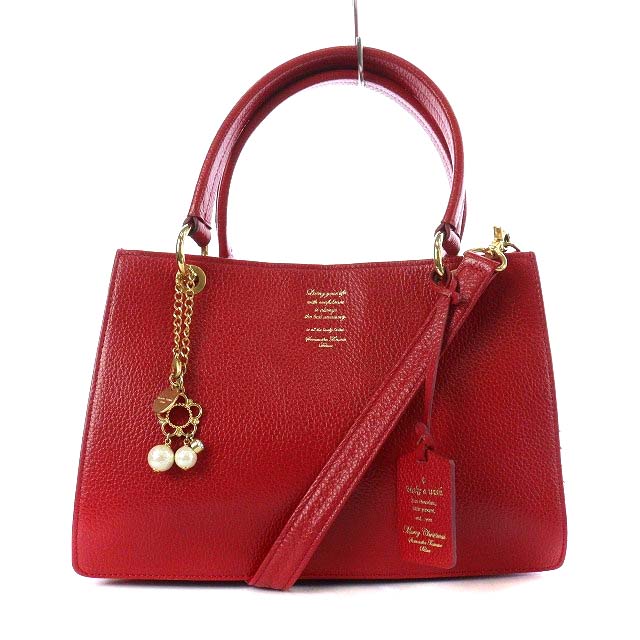 新品】サマンサタバサ ショルダーバッグ ワインレッド サマンサ レディ  