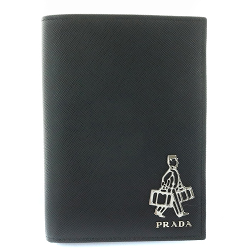 プラダ PRADA サフィアーノ トラベル パスポートケース SAFFIANO 
