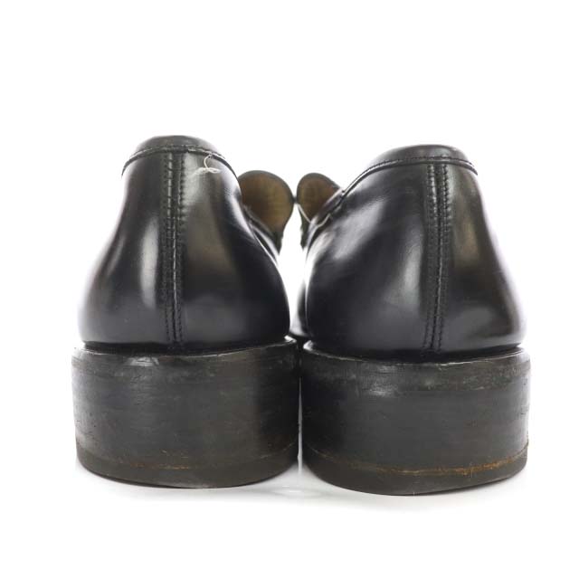 グッチ GUCCI ビットローファー スクエアトゥ レザー 9.5 D 28.5cm 黒 