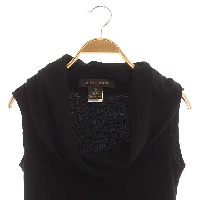 ルイヴィトン LOUIS VUITTON カシミヤ オフタートル ノースリーブ  