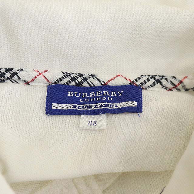 バーバリーブルーレーベル BURBERRY BLUE LABEL フリルポロシャツ 