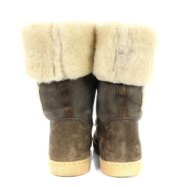 シャネル CHANEL スポーツライン ムートンブーツ ミドル丈 ココマーク