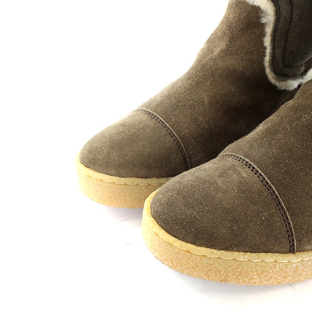 シャネル CHANEL スポーツライン ムートンブーツ ミドル丈 ココマーク