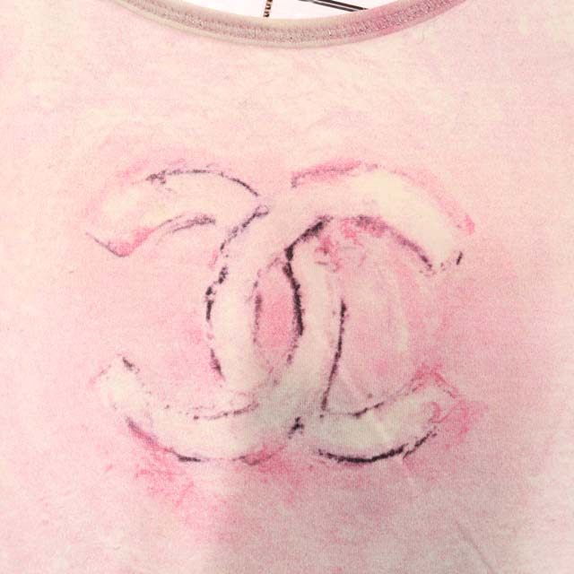 シャネル CHANEL ココマーク タイダイ Tシャツ カットソー 半袖 プル 