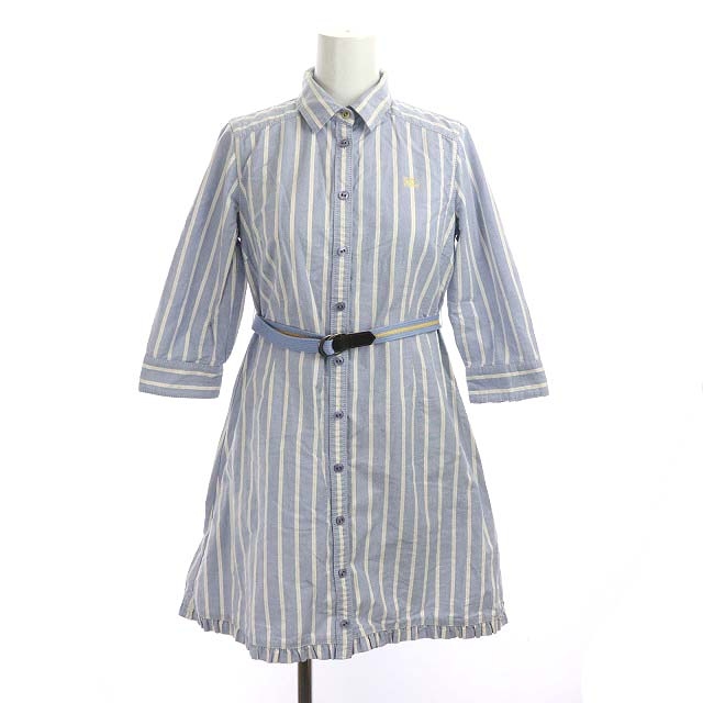 バーバリーブルーレーベル BURBERRY BLUE LABEL ストライプシャツ 