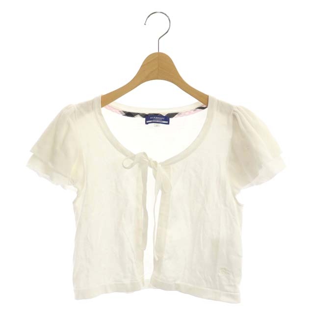 バーバリーブルーレーベル BURBERRY BLUE LABEL フリルリボンボレロ  