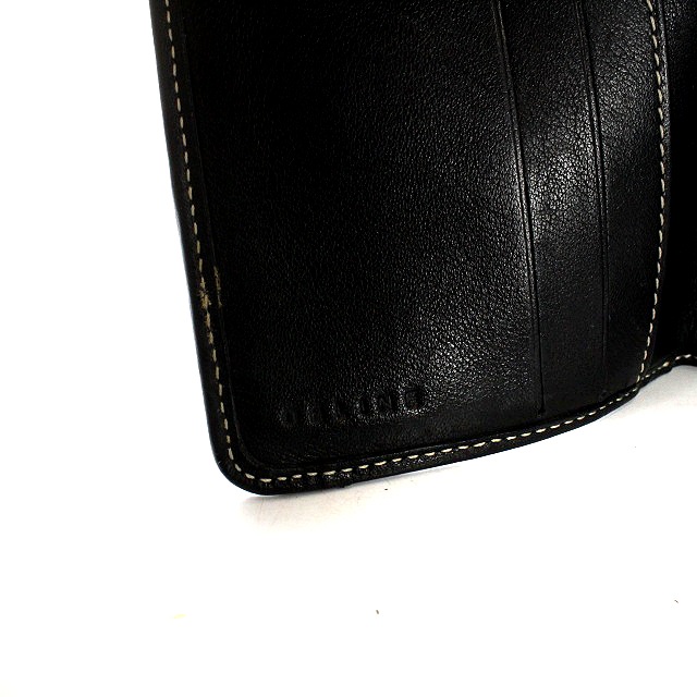 セリーヌ CELINE 財布 二つ折り マカダム柄 ラウンドファスナー レザー