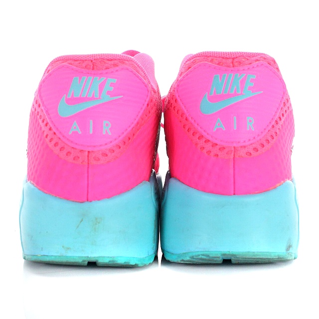ナイキ NIKE エアマックス90 ブリーズ GS スニーカー 24cm ピンク 