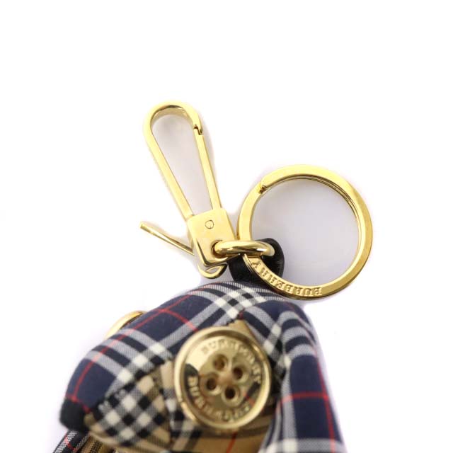 バーバリー BURBERRY チャーム うさぎ ノバチェック ナスカン