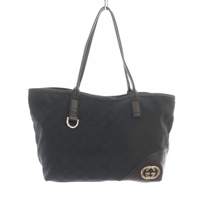 グッチ GUCCI ニューブリット GGキャンバス インターロッキング トート  