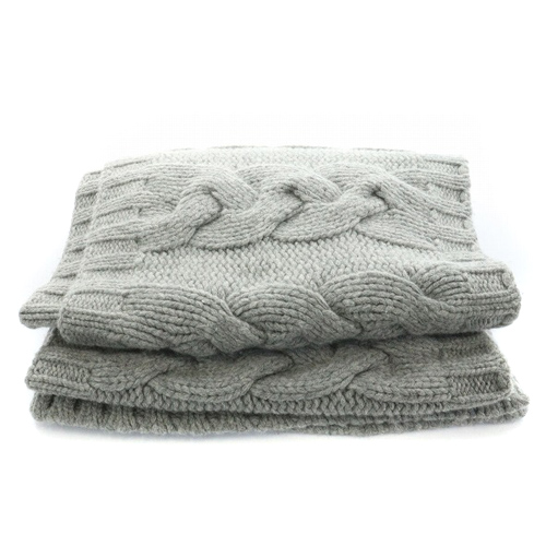 シャネル CHANEL スポーツ ケーブル編み ココマーク カシミヤ混