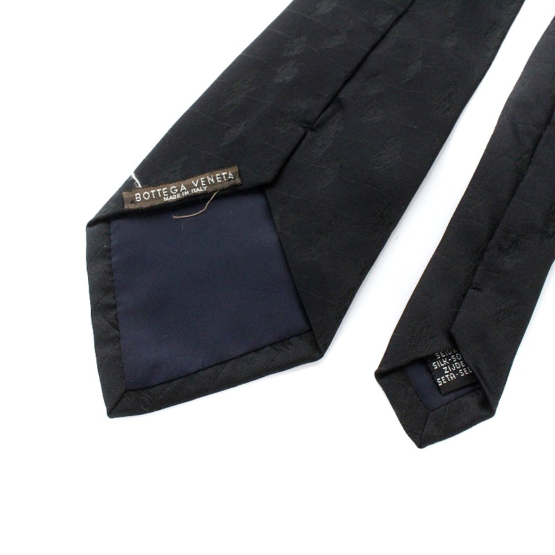 BOTTEGA VENETA ブラックネクタイ ボッテガ BOTTEGA VENETA ボッテガ