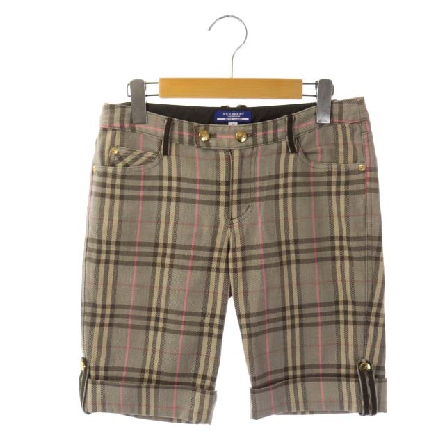バーバリーブルーレーベル BURBERRY BLUE LABEL ロールアップハーフ 