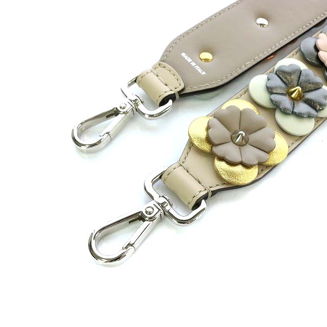 フェンディ FENDI ショルダーストラップ ストラップユー フラワー 