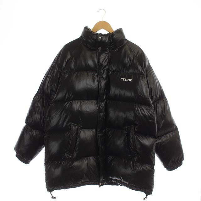 セリーヌ CELINE by Hedi Slimane 21AW ロゴプリント 中綿ジャケット 