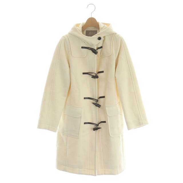 ユナイテッドアローズ A Day In The Life United Arrows ウール ダッフルコート アウター ロング フード 38 白 ホワイト Hk Os レディース 170 ベクトルパーク