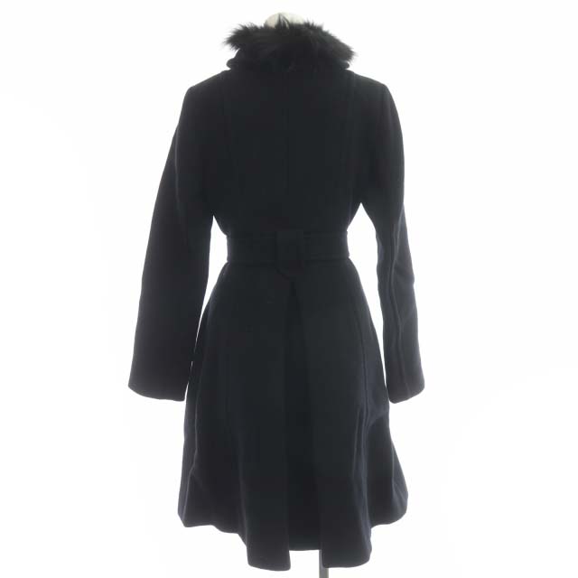 バーバリーブルーレーベル BURBERRY BLUE LABEL ウール ファーコート 