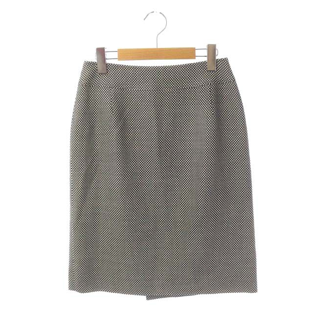 【新品未使用】バーバリータイトスカート ベージュ 38 綿74％ シルク26% BURBERRYタイトスカート、シルク×ウール 新品未使用】バーバリー