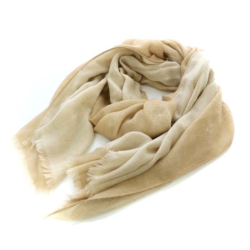 ルイヴィトン LOUIS VUITTON ストール モノグラム ロゴ カシミヤ  