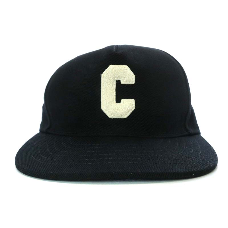 CELINE ブラック ベースボールキャップ Cロゴ CELINE ブラック ベースボールキャップ Cロゴ