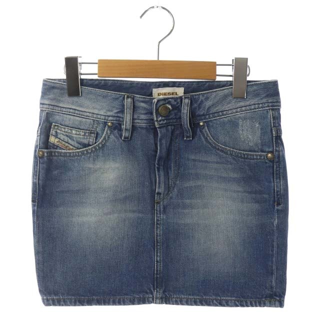 ディーゼル DIESEL FLOMY デニム ミニスカート タイトスカート 