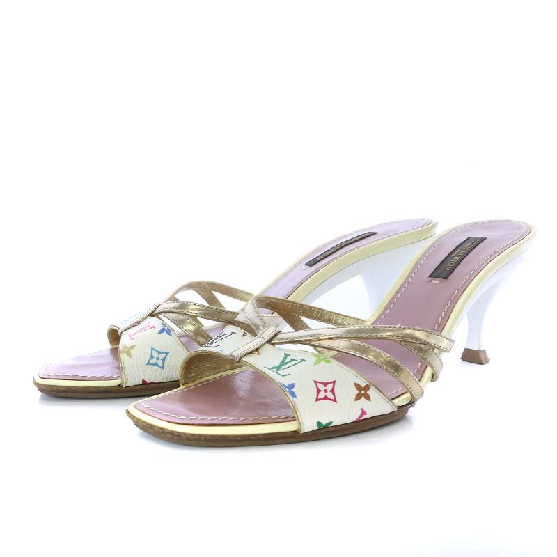 ルイヴィトン LOUIS VUITTON モノグラム マルチカラー サンダル 