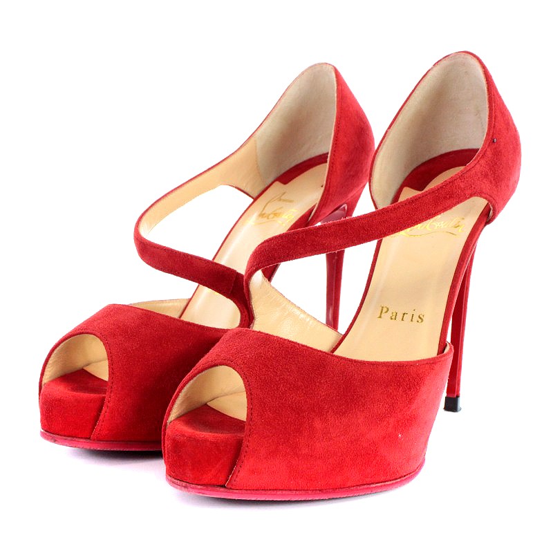 クリスチャンルブタン Christian louboutin サンダル オープントゥ  