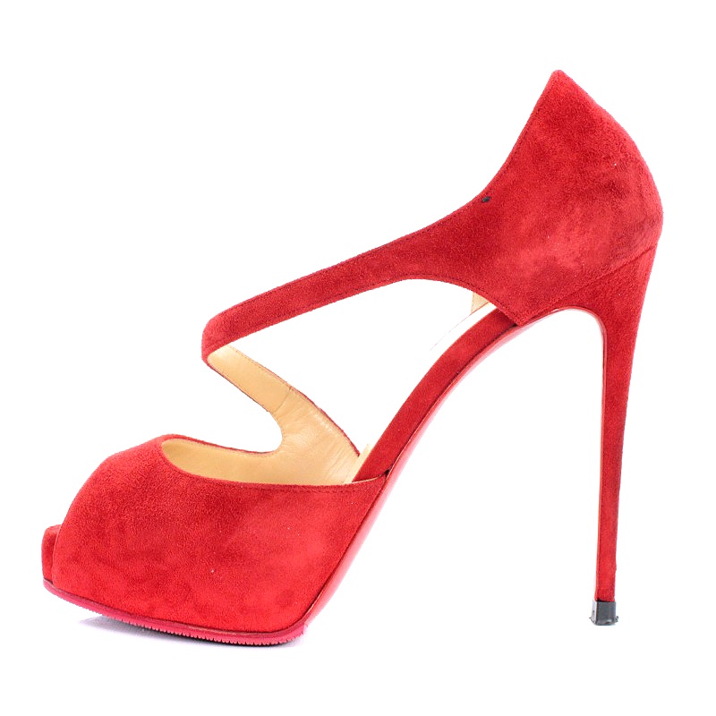 クリスチャンルブタン Christian louboutin サンダル オープントゥ 