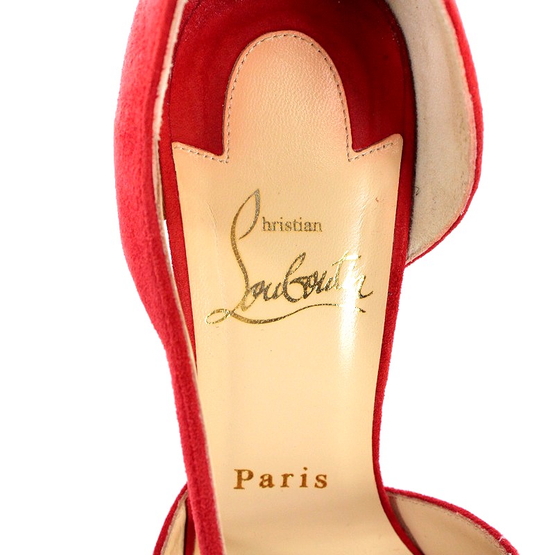 ルブタン Louboutin heels 36/23cm レッドスエード 06A So kate heels Christian Louboutin Red size 36 IT in Suede