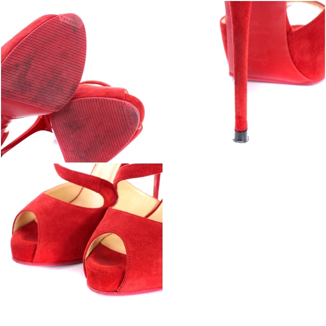 クリスチャンルブタン Christian louboutin サンダル オープントゥ 