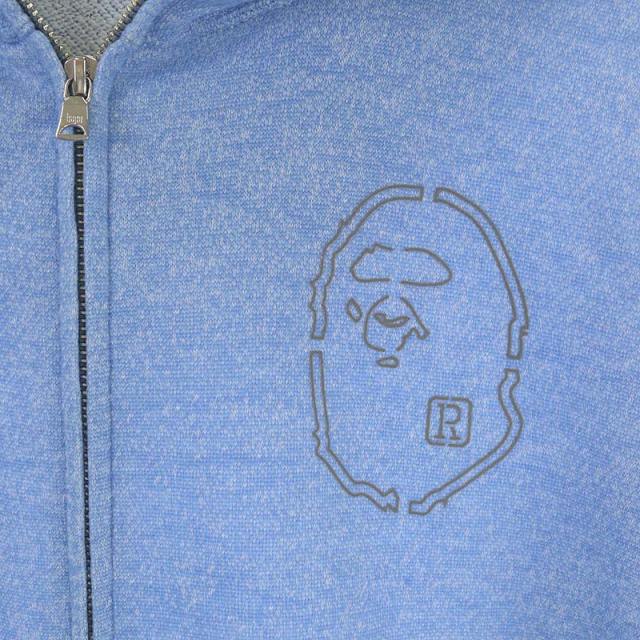 アベイシングエイプ A BATHING APE コットン ダブルジップ パーカー  