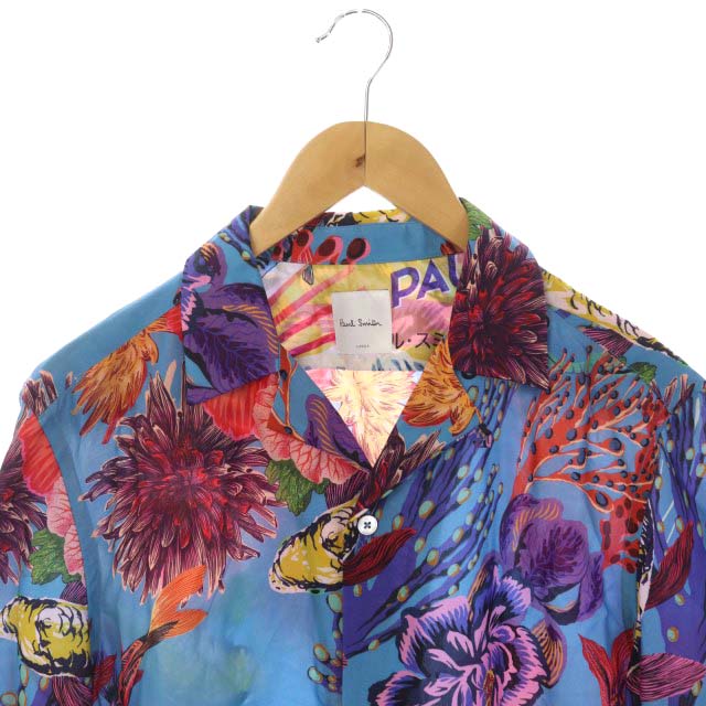 ポールスミス PAUL SMITH 18SS KOI HAWAIAN ALOHA SHIRT シャツ 半袖 